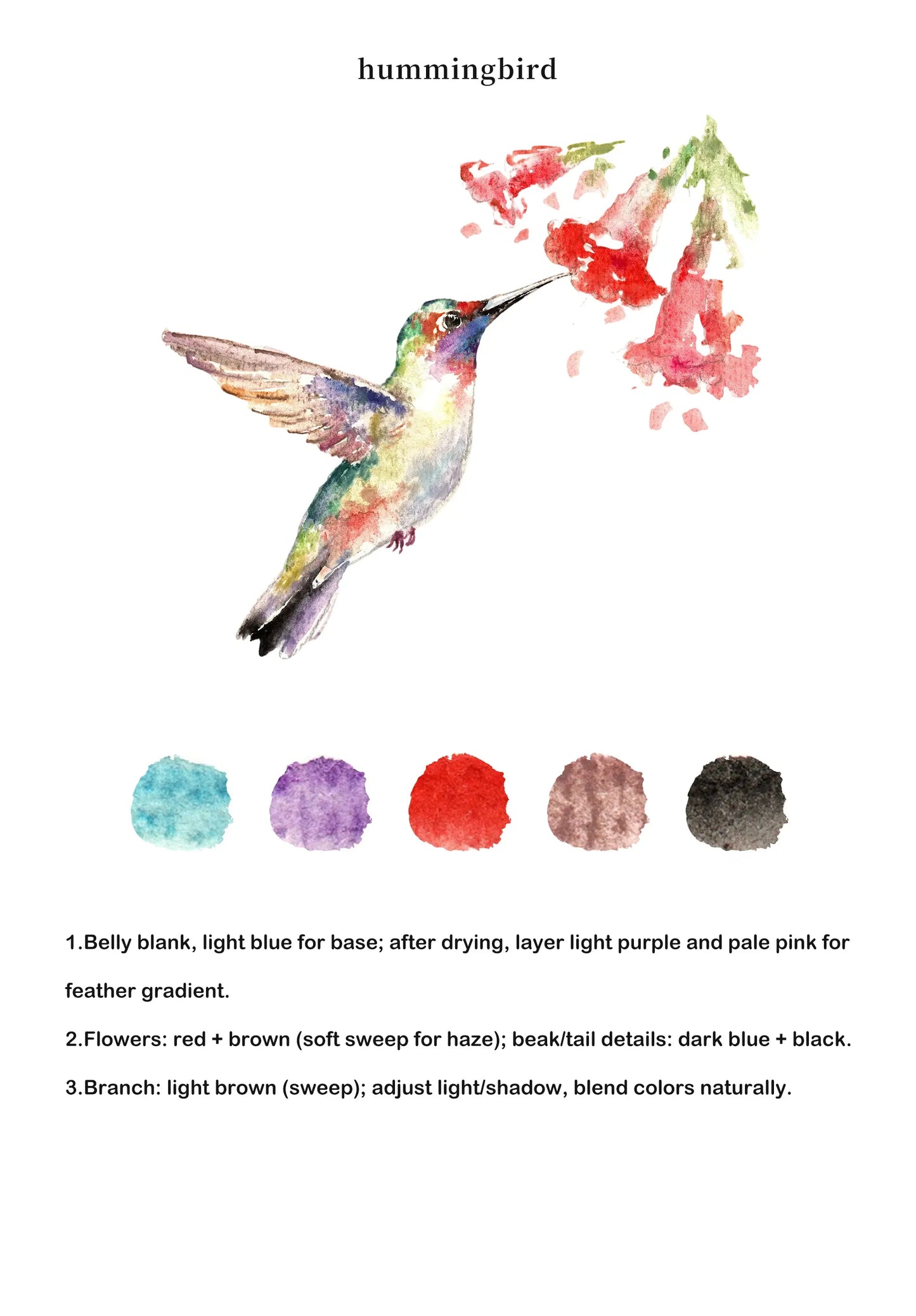 Birds Watercolor Book (Book Only) ColorWhisper Wellness