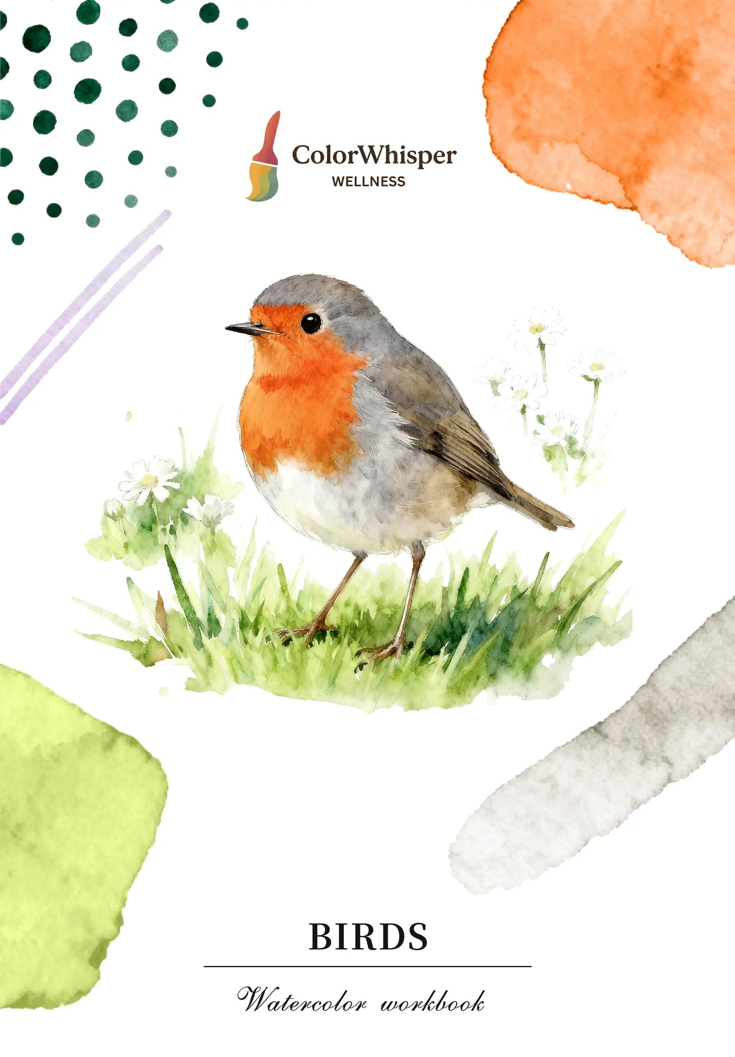 Birds Watercolor Book (Book Only) ColorWhisper Wellness