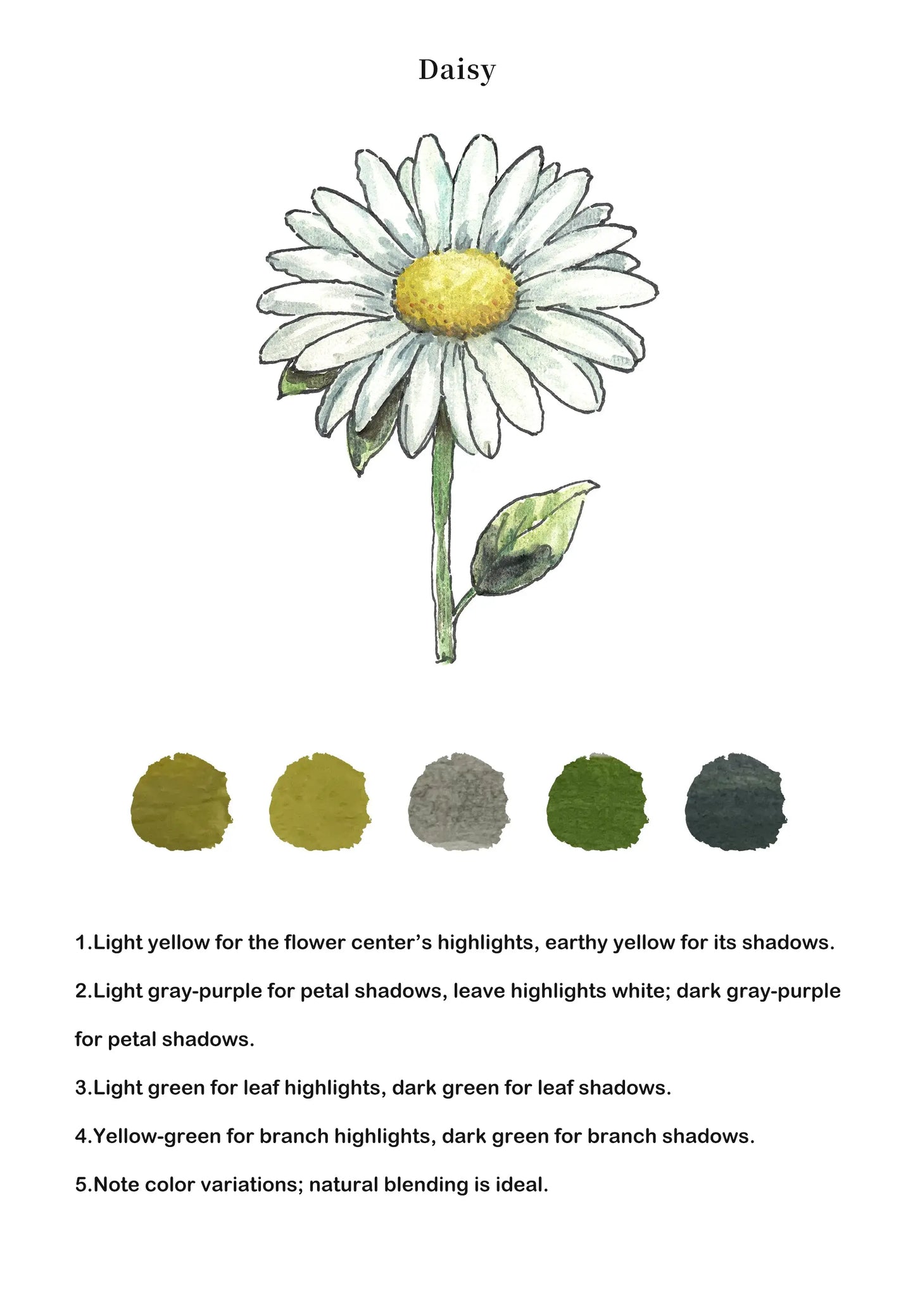 Flowers Watercolor Book (Book Only) ColorWhisper Wellness