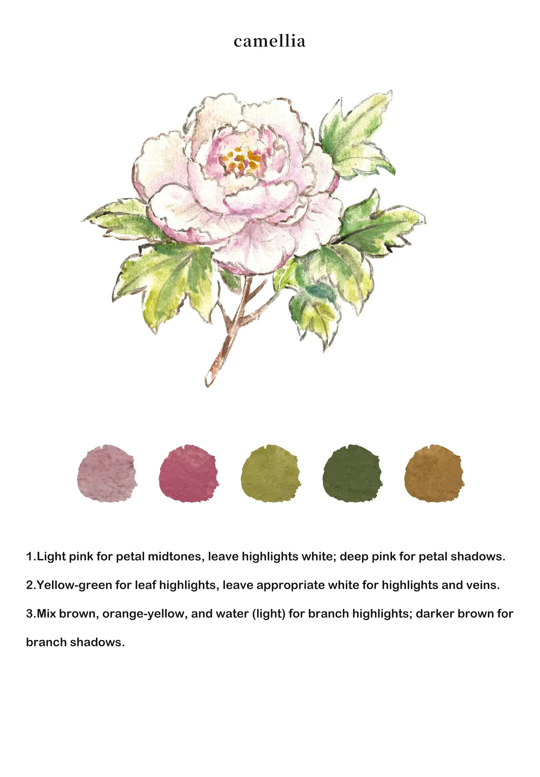 Flowers Watercolor Book (Book Only) ColorWhisper Wellness