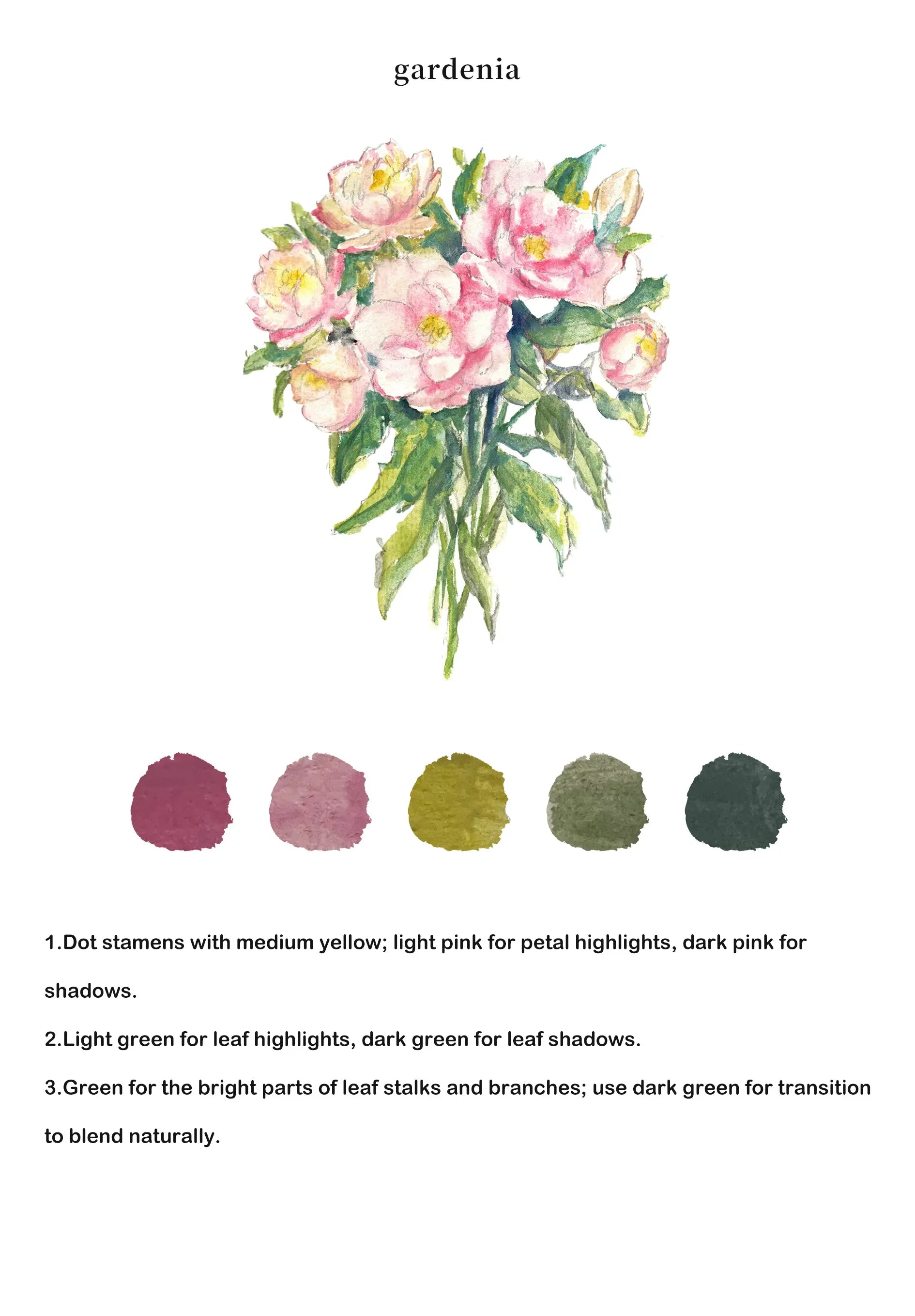 Flowers Watercolor Book (Book Only) ColorWhisper Wellness