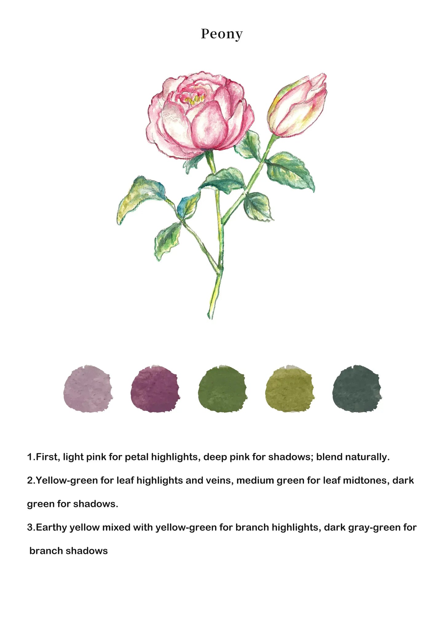 Flowers Watercolor Book (Book Only) ColorWhisper Wellness