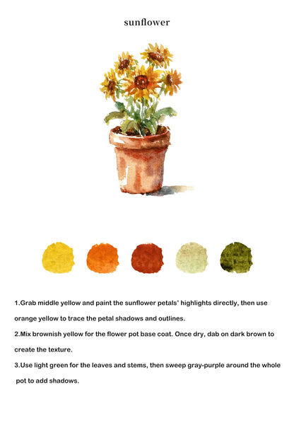 Gardens Watercolor Book (Book Only) ColorWhisper Wellness