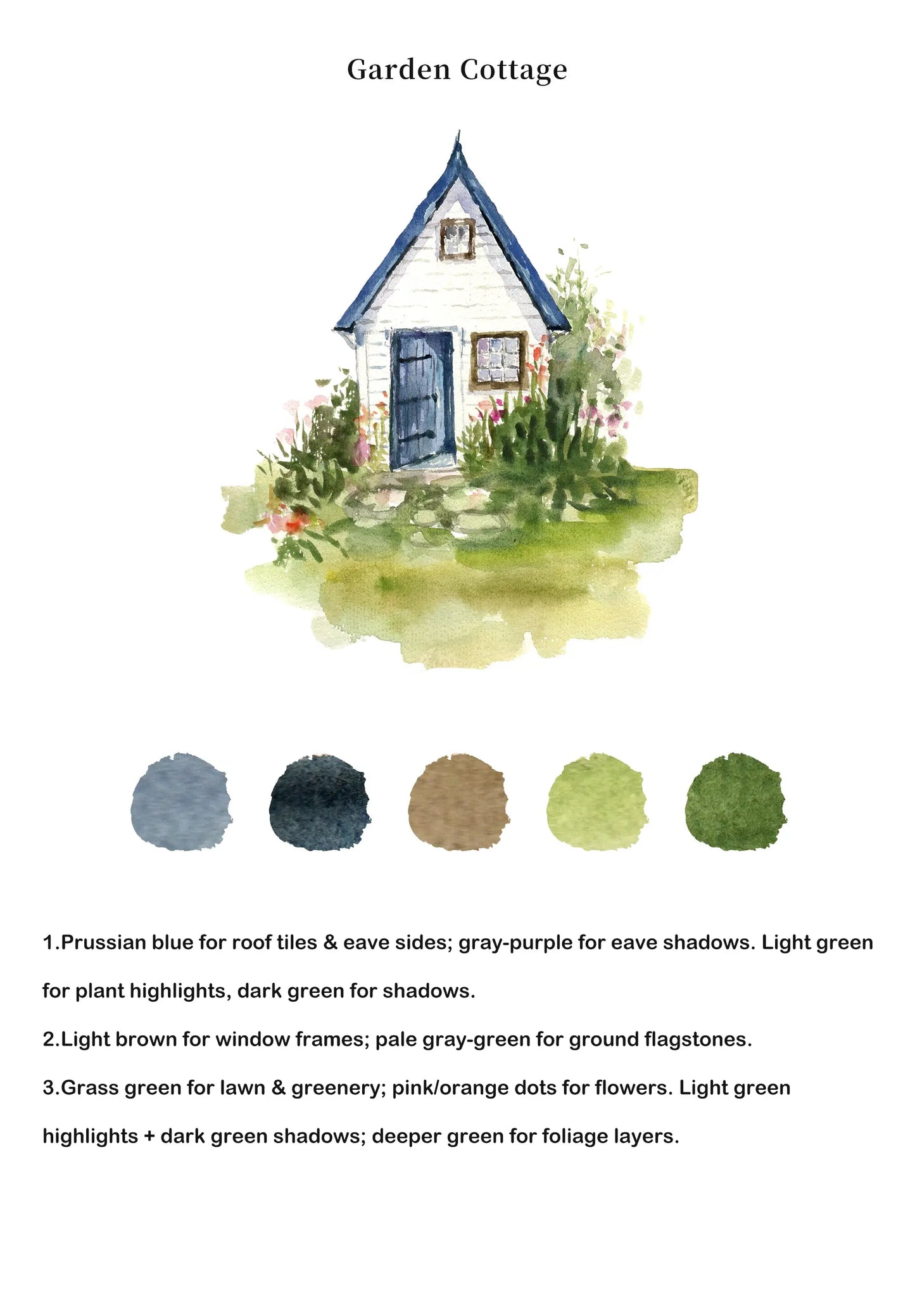Gardens Watercolor Book (Book Only) ColorWhisper Wellness