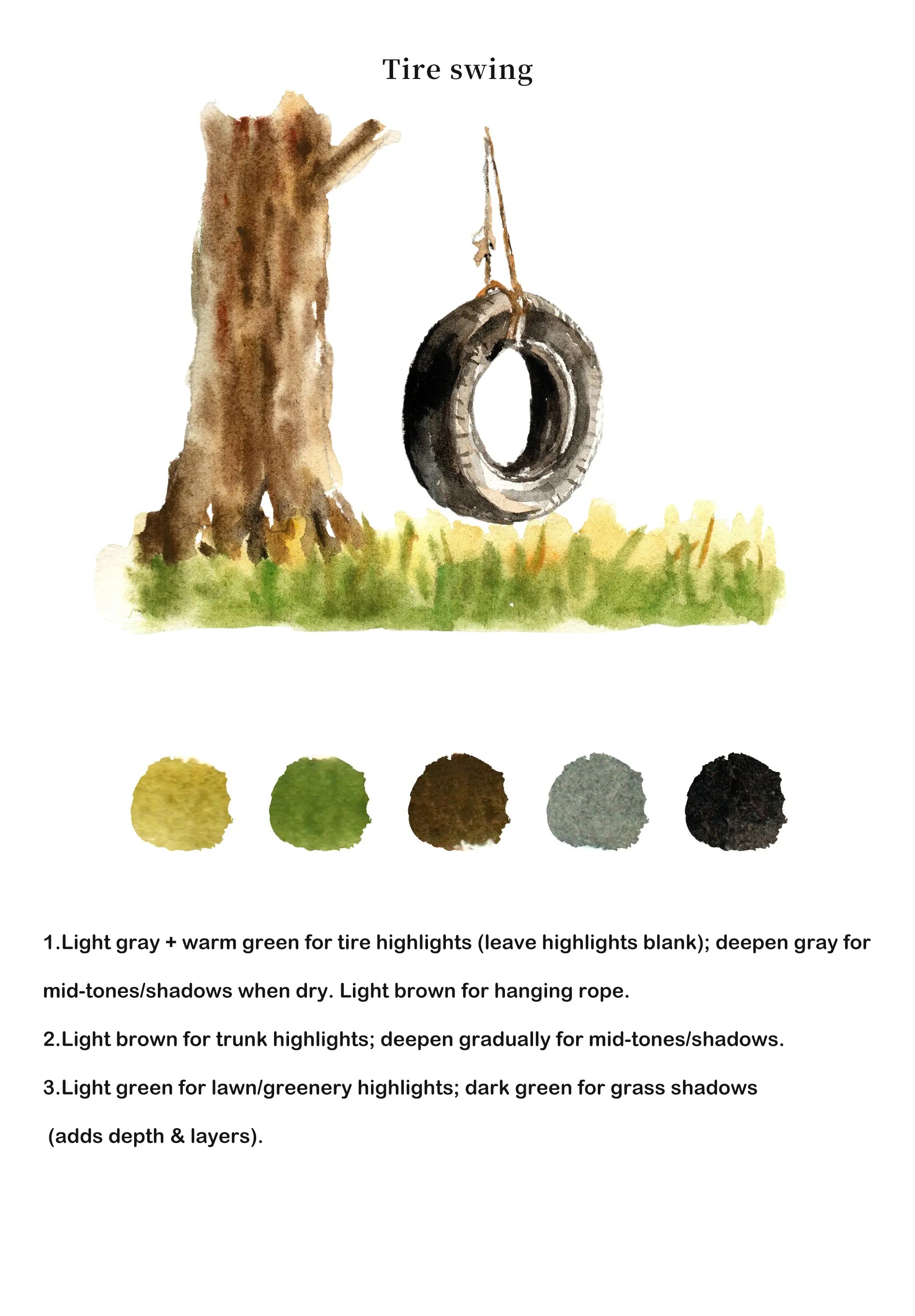 Gardens Watercolor Book (Book Only) ColorWhisper Wellness
