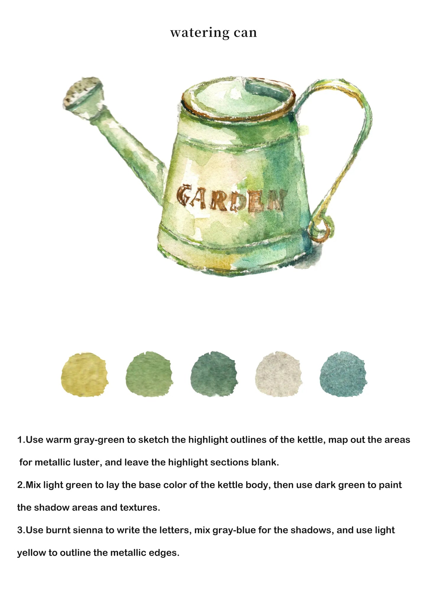 Gardens Watercolor Book (Book Only) ColorWhisper Wellness
