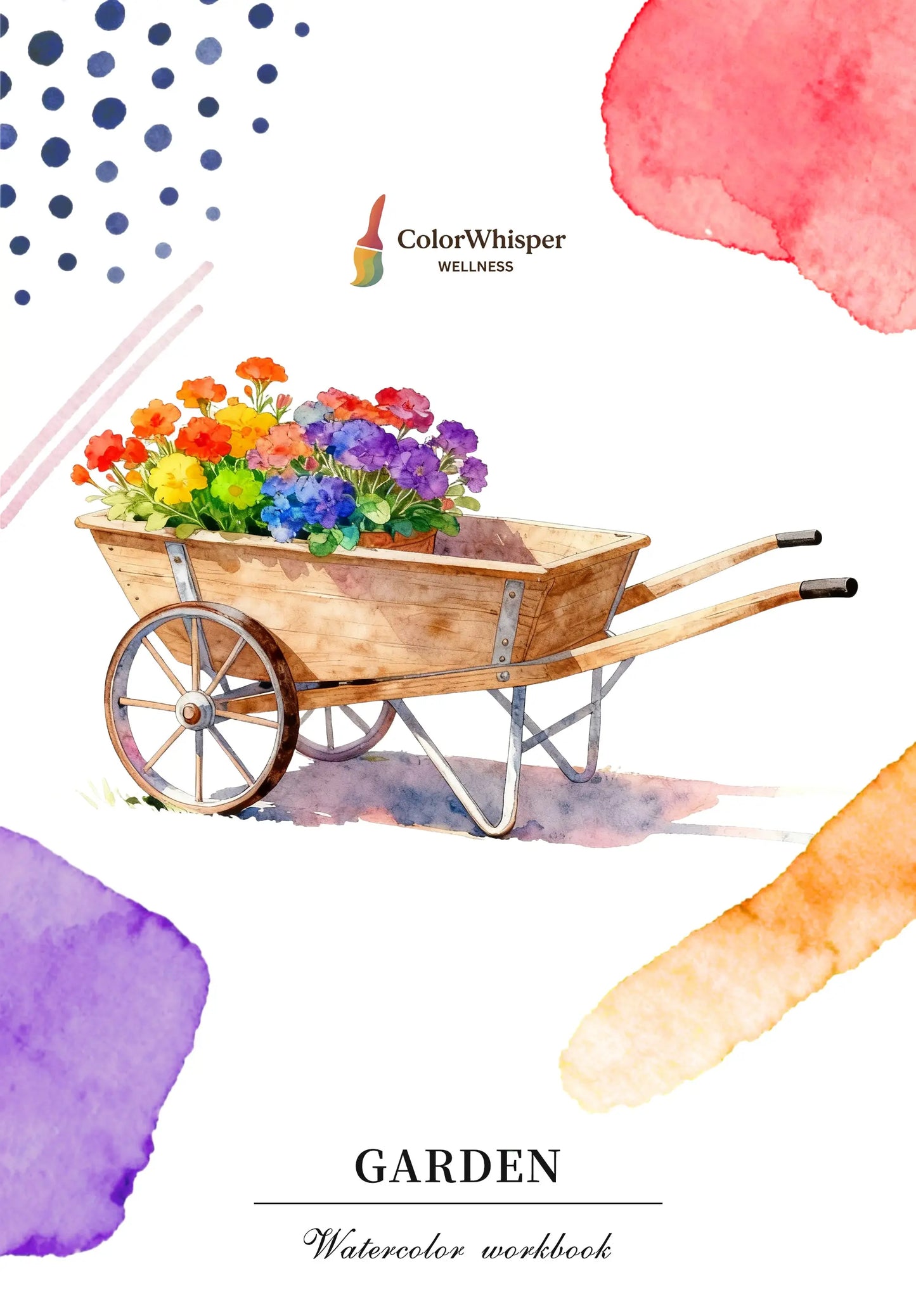 Gardens Watercolor Book (Book Only) ColorWhisper Wellness