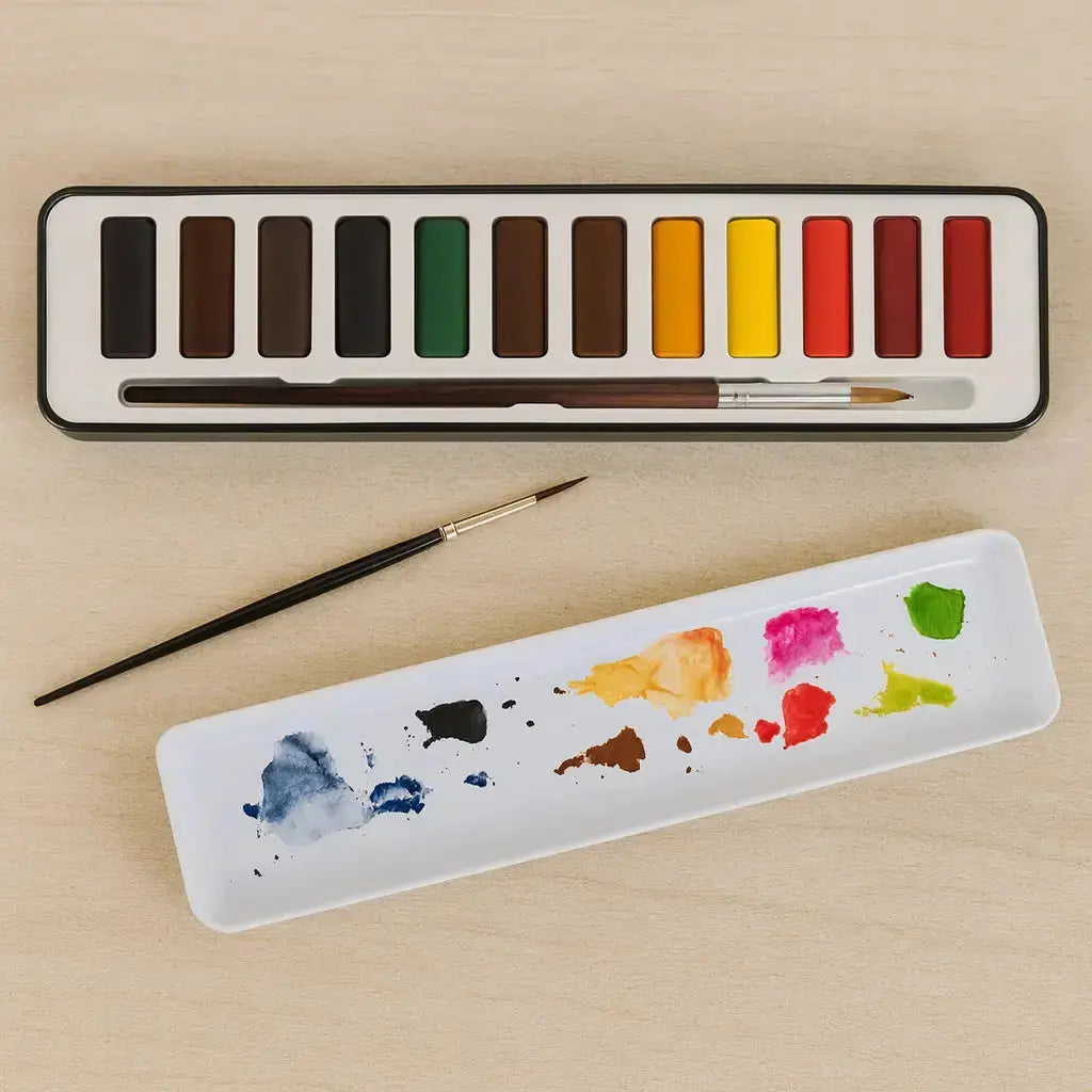 Set of 12 Colors + Brush ColorWhisper Wellness