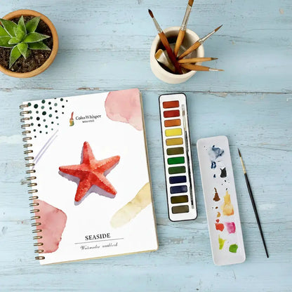 Seaside Watercolor Book (Book Only) ColorWhisper Wellness